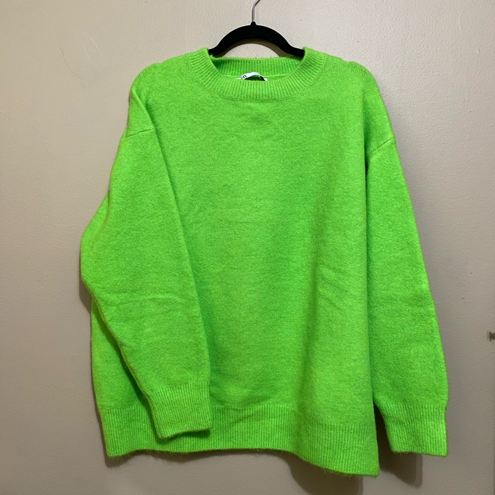 Zara Wool-Blend Oversized Sweater